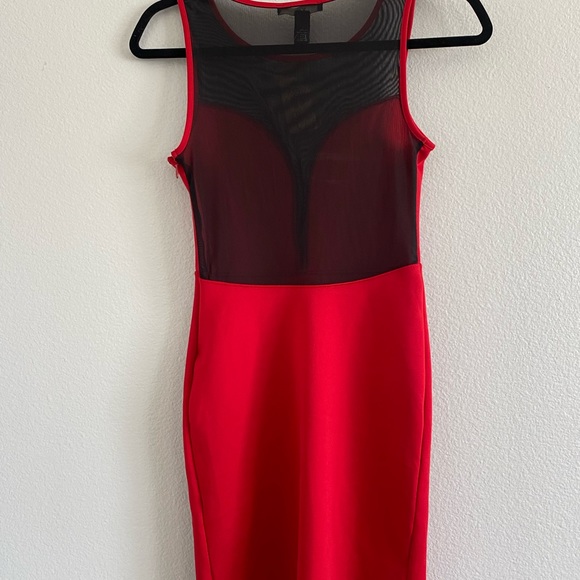 NWT XXI Red Dress Sz Small - Picture 4 of 5